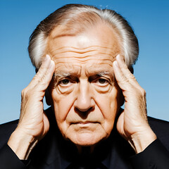 Senior in Angst und Panik