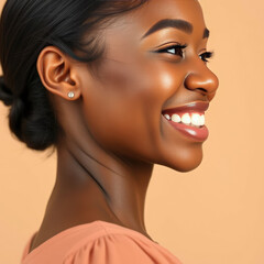 Smiling Black Woman Portrait