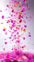 Naklejka premium watercolor flower background