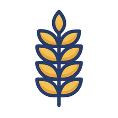 vector wheat icon