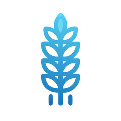 vector wheat icon
