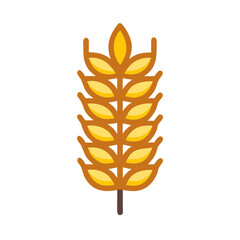 vector wheat icon