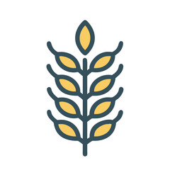 vector wheat icon