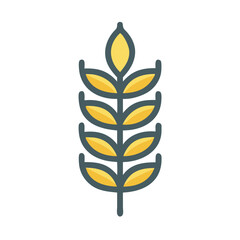 vector wheat icon