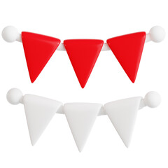 Independence Day Decoration 3D Ilustration