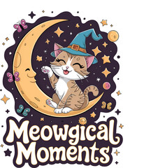 Pawsitive Vibes Only &ndash; Cute Cat Illustration with Positive Message