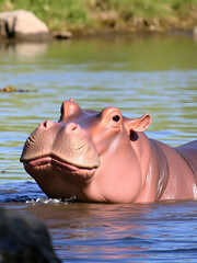 Fototapeta premium hippo 4