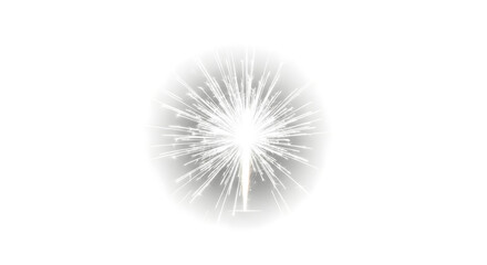 Silver white spark