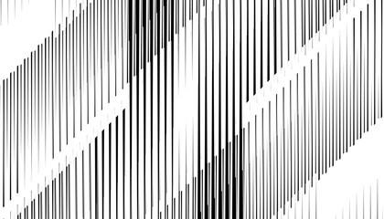 Black and white abstract and sporty lines pattern for modern background and design element. Vector Format Illustration 