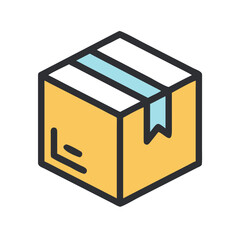 package delivery parcel icon design