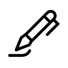 pen signature writing icon design