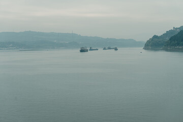 River Yangtze, Changjiang, longest river in Asia in China