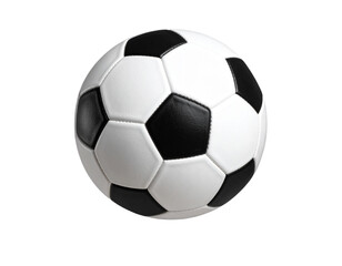 Obraz premium “Floating Modern Soccer Ball with Motion Blur Effect, isolated on transparent background”.