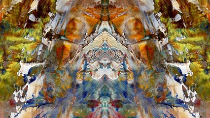 Abstract art background . Hand painting artwork on canvas .