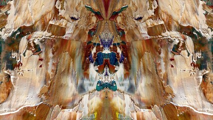Abstract art background . Hand painting artwork on canvas .