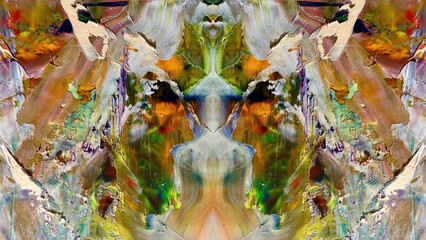 Abstract art background . Hand painting artwork on canvas .