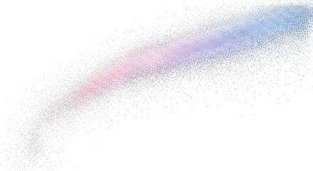 colorful particles falling, png