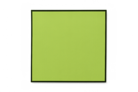 Green screen monitor showing vivid digital background, enabling seamless chroma keying and video compositing with transparent overlay
