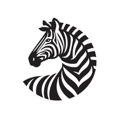 zebra logo vector