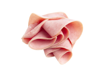 a ham is shown on a white background