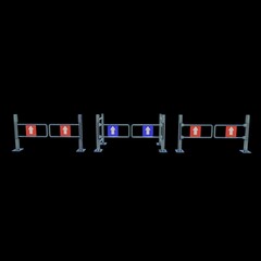 Turnstile gate	
