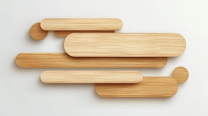 Abstract Wood Plank Design