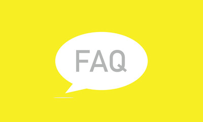 FAQ, questions and answers icon vector in black circle .Vector illustration. EPS 10 .