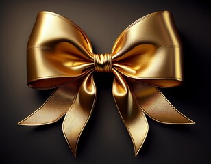 metallic gold gift bow with pointed loops studio shot gold bow shiny