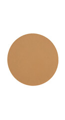 Isolated Abstract Brown Circle Shape On Transparent Background Design