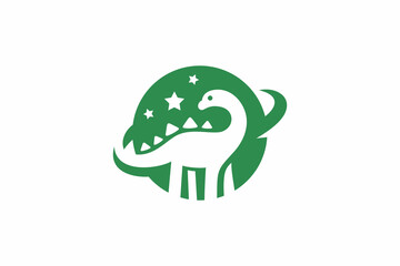 Dino Planet Logo