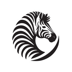 zebra logo vector