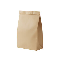 Isolated Brown Paper Bag Illustration On A Transparent Background