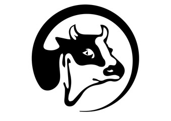 Cute cartoon cow, looks cheerful, white background, very realistic, photo-realistic, high detail.