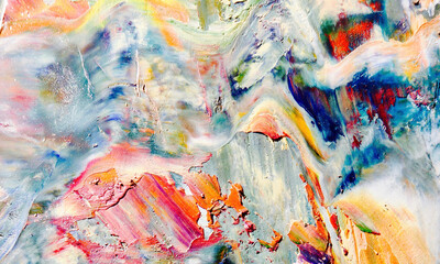 Abstract art background . Hand painting artwork on canvas .