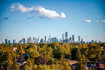 view of the Toronto area, Canada