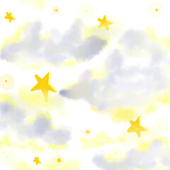 star and clouds
