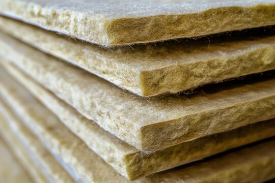 Industrial mineral wool sheets for insulation