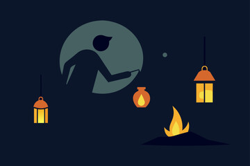 survivor lighting lanterns spirits
