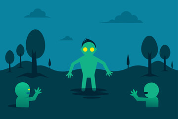 survivor luring zombies flooded
