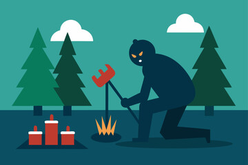 survivor setting traps with bear claws