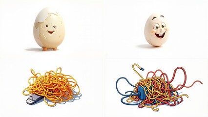  bunch fruit background layers motion expression gesture illustration creative depth scene design backgrounds composition emotion figure colorful elements movement cartoonish