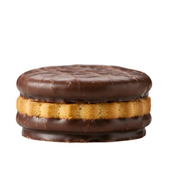 Isolated Realistic Photo of a Chocolate Cookie with Transparent Background