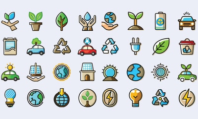 Top Eco-Friendly and Sustainability Icon Images for Green Living and Environmental Awareness


