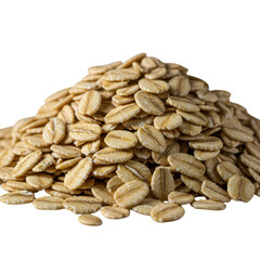 Isolated Raw Oats Pile On Transparent Background Food Illustration