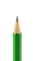 Isolated Green Pencil Tip Illustration On Black Background