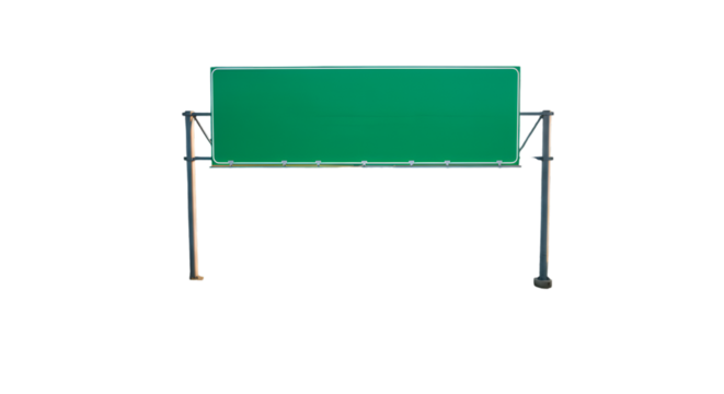 Isolated Sign Board Illustration On Transparent Background
