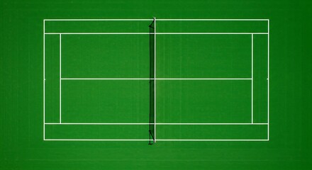 green tennis field