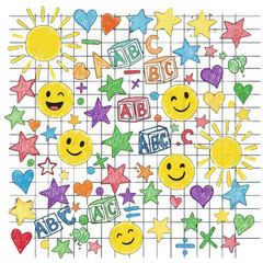 Hand-drawn Scribble and Sketch Elements Pack. Vector collection of mini sketches, arrows, swirls, hearts, stars, underlines, and abstract lines drawn with pencil, chalk, and crayon textures.