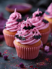 Pastel Halloween Cupcake Delight
