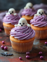 Pastel Halloween Cupcake Delight